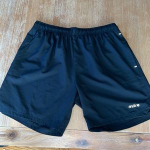 Mitre shorts. Size L. Black. NWOT.